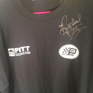 Autographed tee by The King Richard Petty!